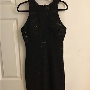 Nightway Illusion Lace Bodycon dress. Like new. Size 8.